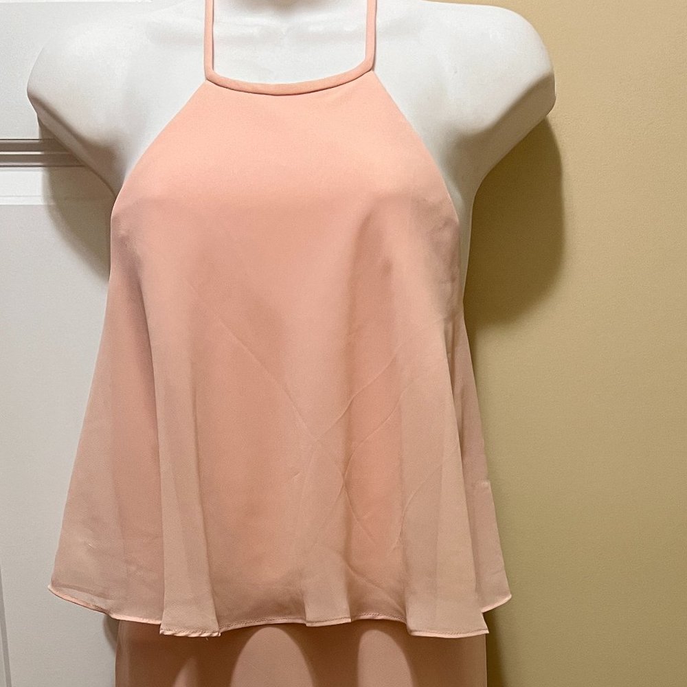 Bill Levkoff Shell Pink Prom/Formal Dress- NWT Size 8